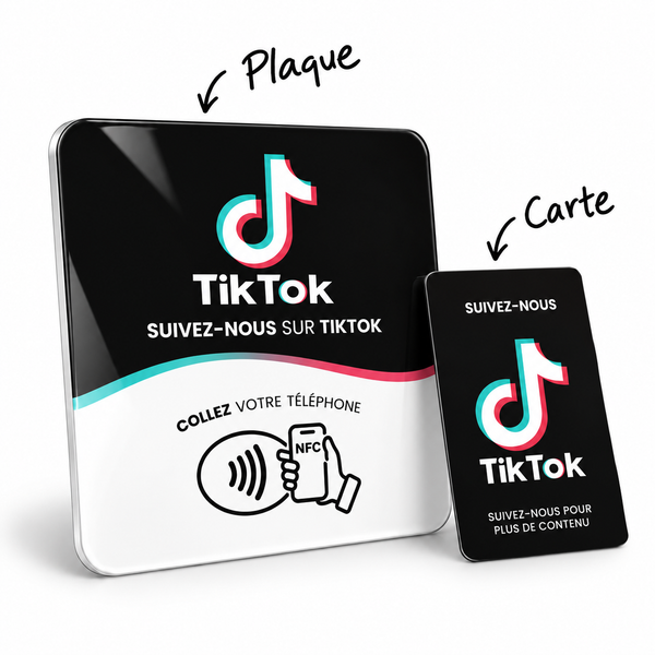 Plaque & Carte TikTok